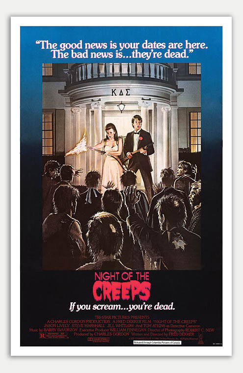 Night of the Creeps - 11 x 17 Movie Poster (1986 Reprint)