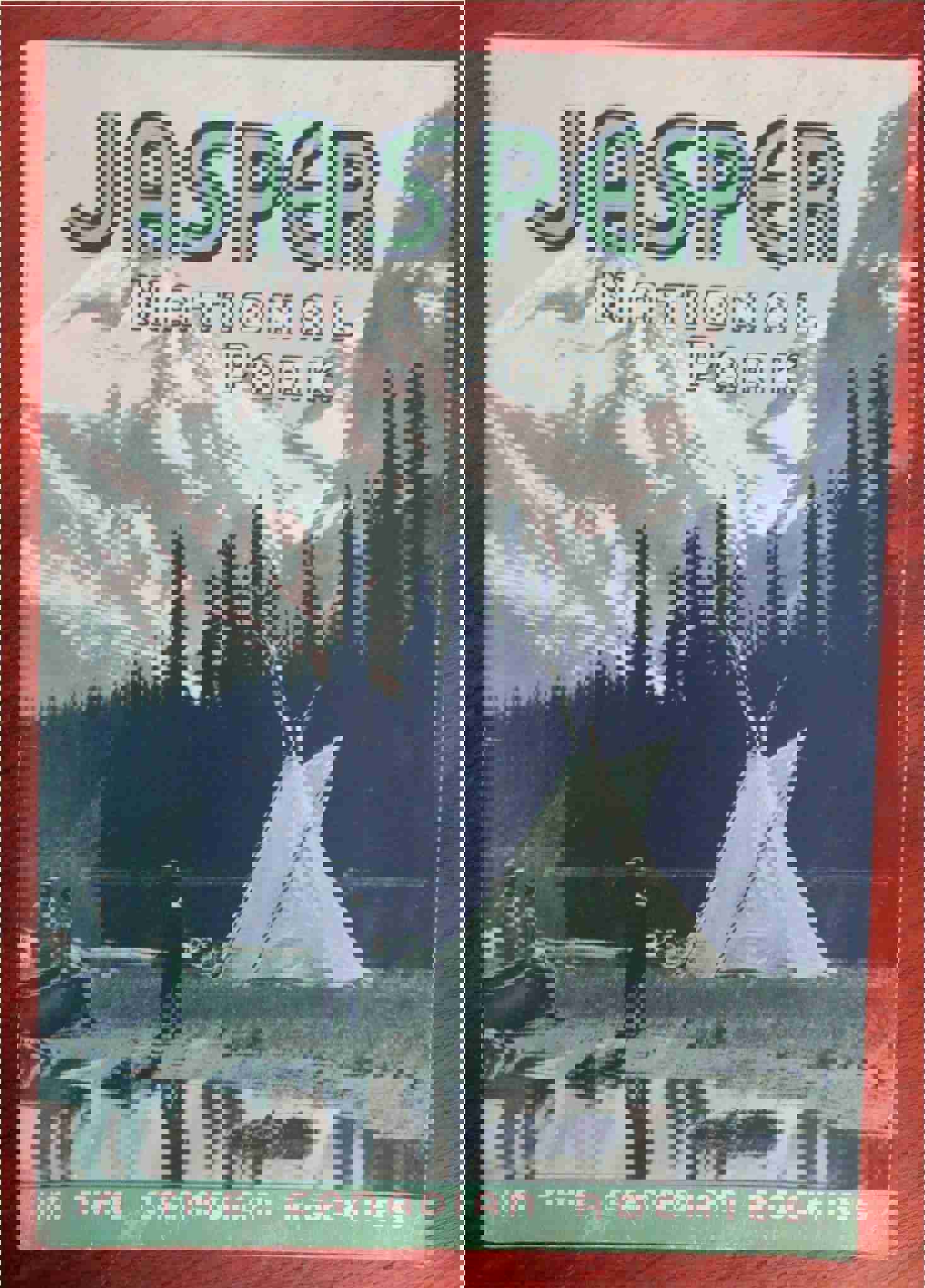 Vintage 1940 Canadian Rockies Jasper National Park Illustrated Tourist Book
