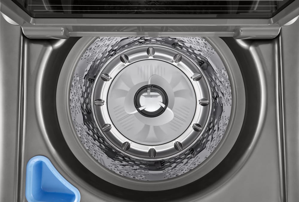 LG 27 in. 4.8 cu. ft. Mega Capacity Top Load Washer with SmartThinQ Technology and 7.3 Cu.Ft. Gas Dryer