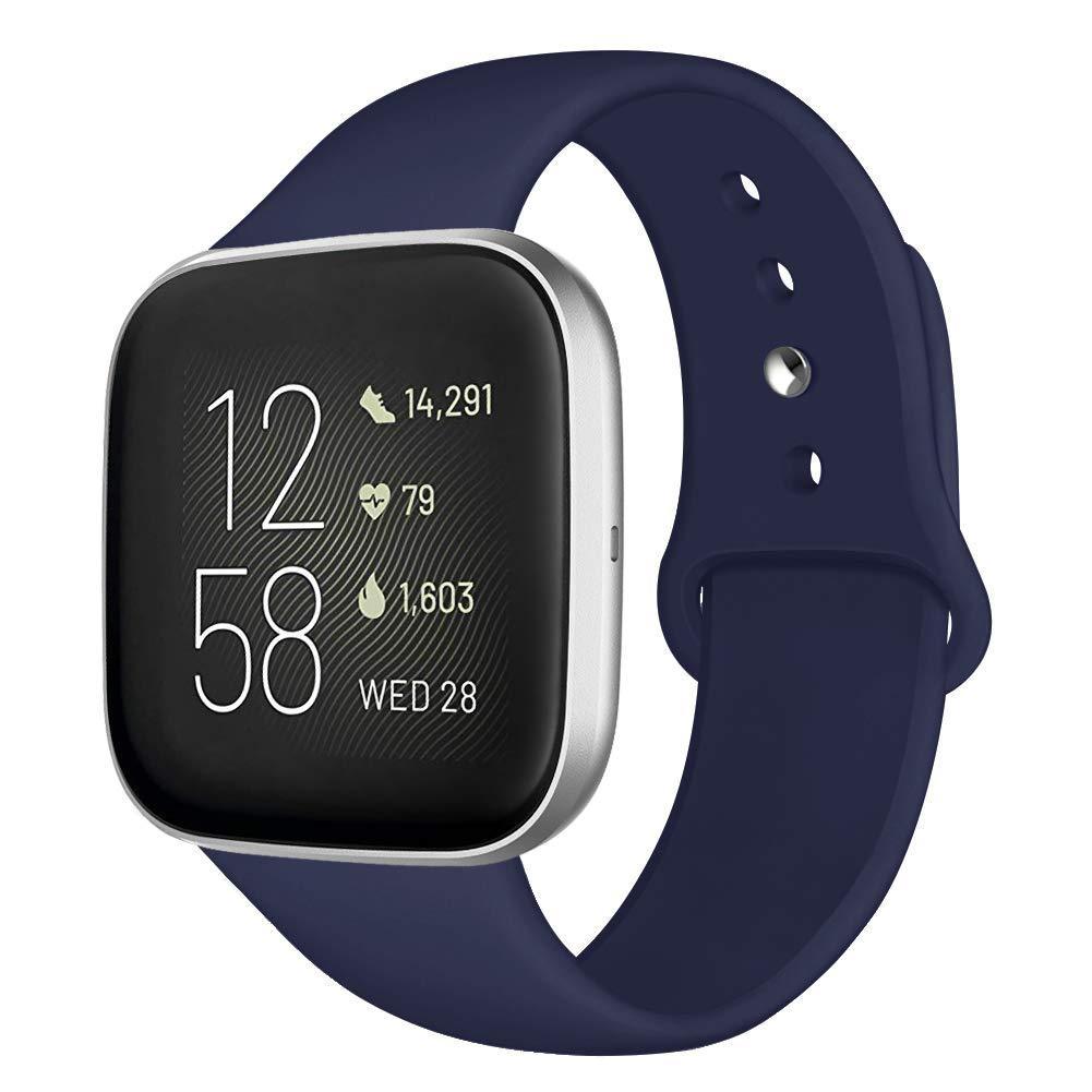 Kmasic Sport Band for Fitbit Versa/Versa 2/Versa Lite - Soft Silicone Strap Replacement