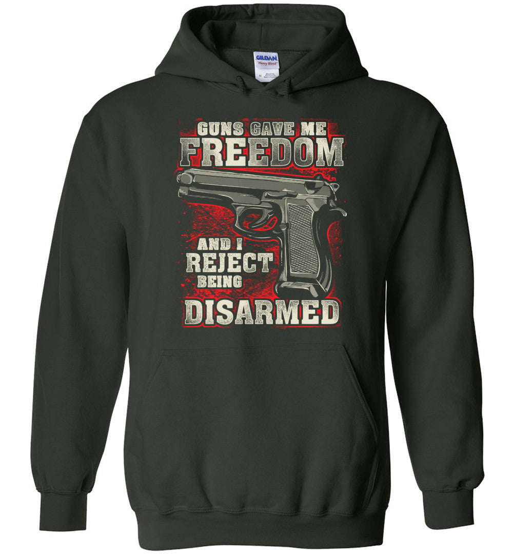 Gun Gave Me Freedom Hoodie - Patriotic Second Amendment Apparel