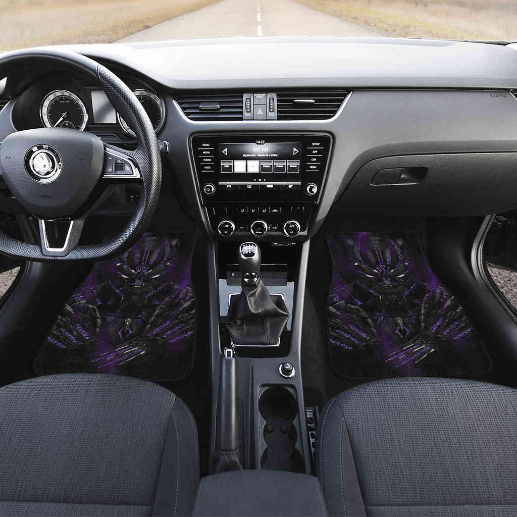 Black Panther Car Floor Mats - Custom Printed Waterproof Car Accessories
