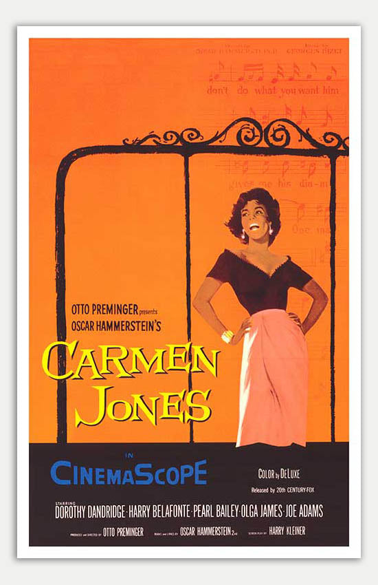 Carmen Jones - 11 x 17 Movie Poster (1954 Reprint)