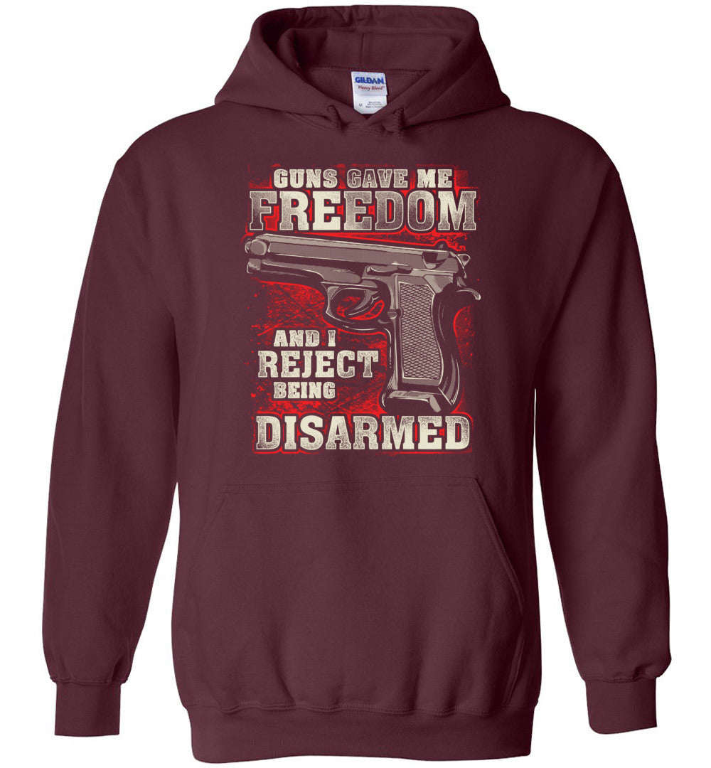 Gun Gave Me Freedom Hoodie - Patriotic Second Amendment Apparel