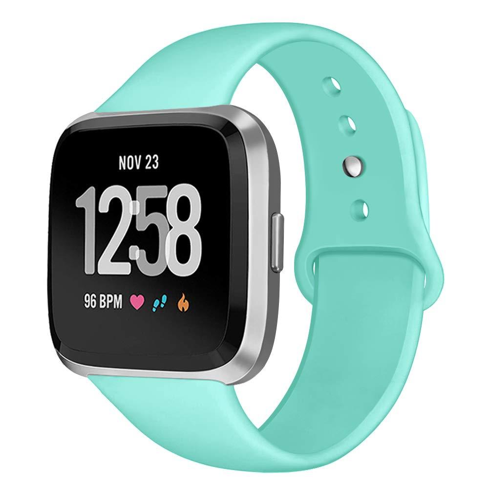 Kmasic Sport Band for Fitbit Versa/Versa 2/Versa Lite - Soft Silicone Strap Replacement