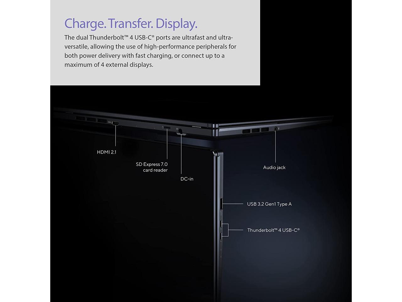ASUS ZenBook Pro 14 Duo OLED - 14.5" 2.8K OLED Touch, Intel Evo, i7-12700H, 32GB RAM, 1TB SSD