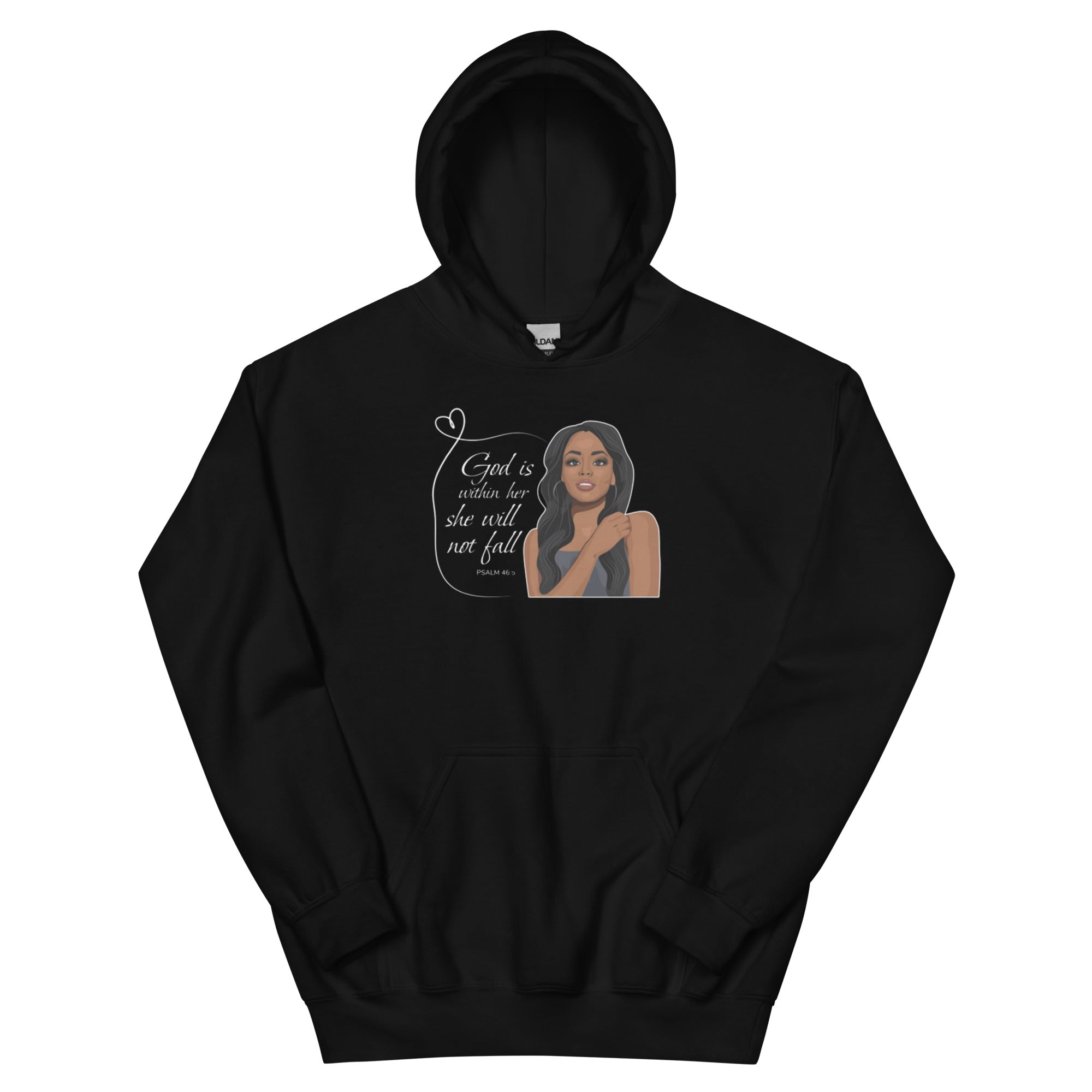 F&H Christian God is Within Her Women's Hoodie - Soft & Stylish