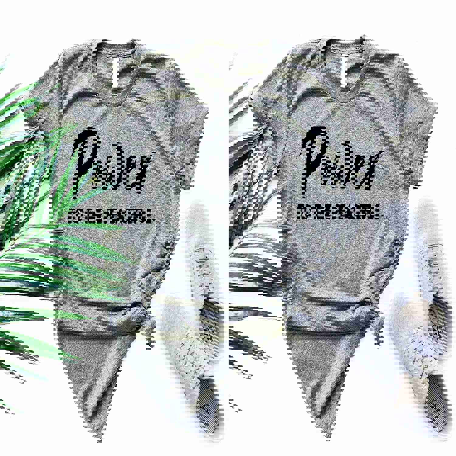 Power to the Peaceful Christian T-Shirt - Faith & Motivational Apparel