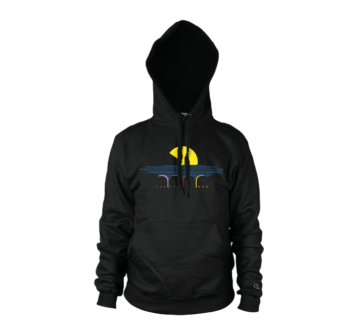 Pacman Sunset Hoodie
