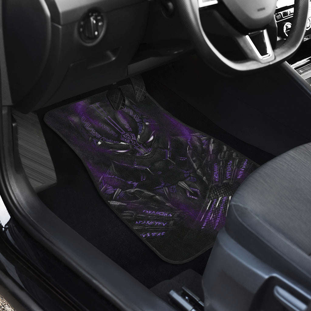 Black Panther Car Floor Mats - Custom Printed Waterproof Car Accessories