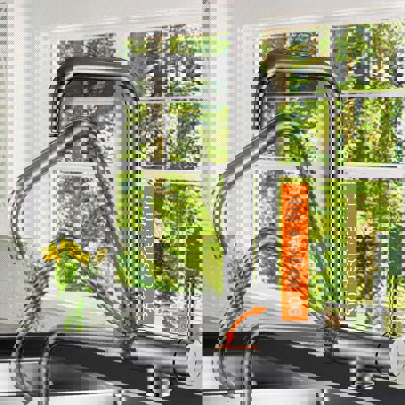 MIRODEMI® Black/Gold/Brushed Nickel Kitchen Rotating Faucet Mixer Single Handle