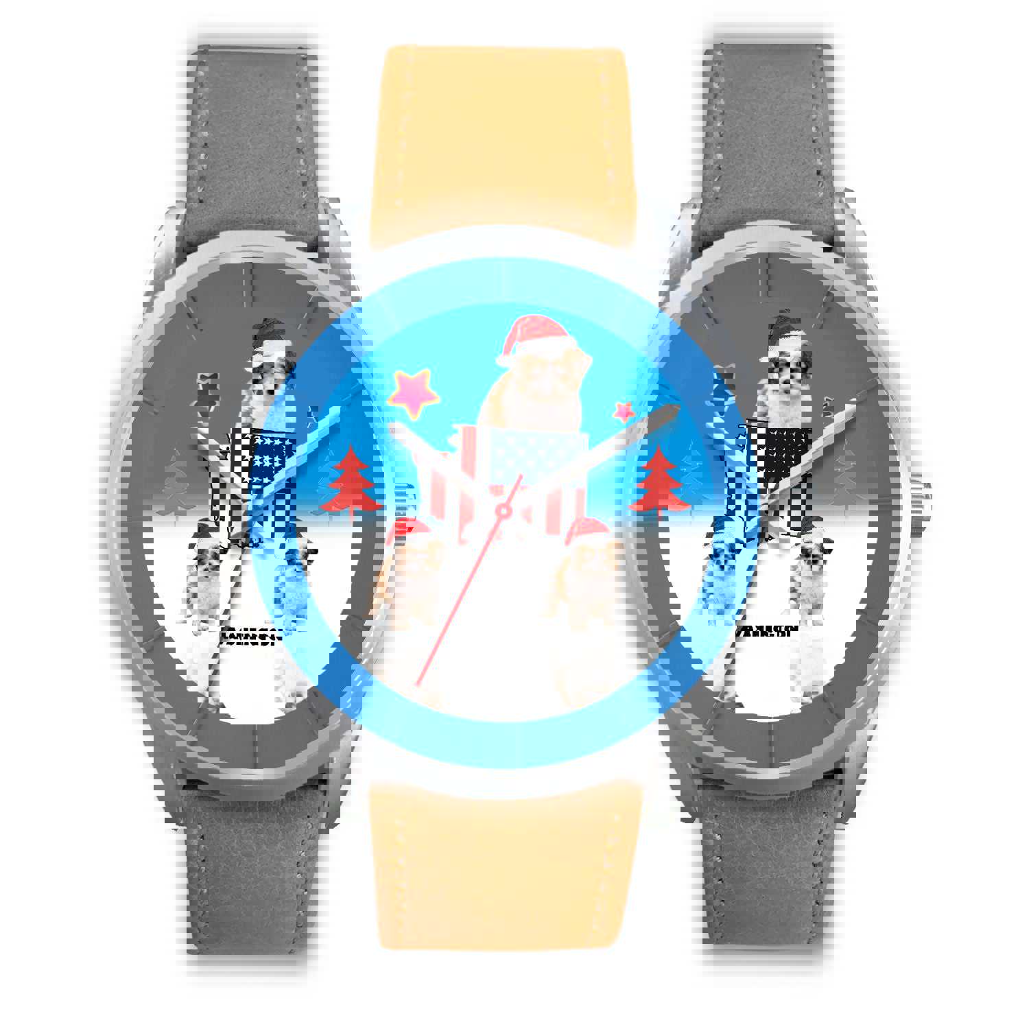 Shih Poo Dog Washington Christmas Special Wrist Watch - Stylish Unisex Timepiece