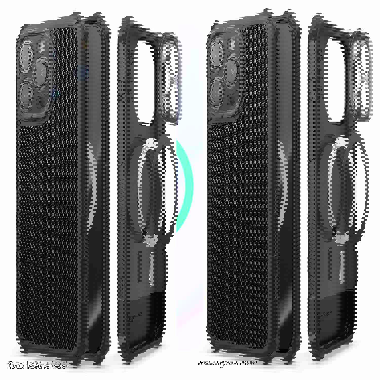 Upgraded MagSafe Armor Case for iPhone 15 Pro Max (Black) - Slim & Protective