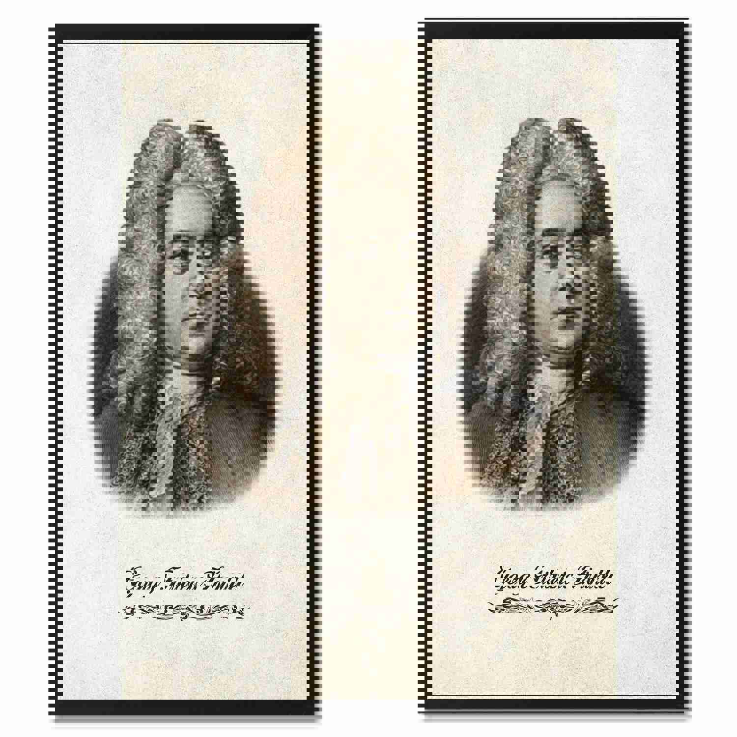 Handel Musician Canvas Print Pictures Frames for Music Lovers