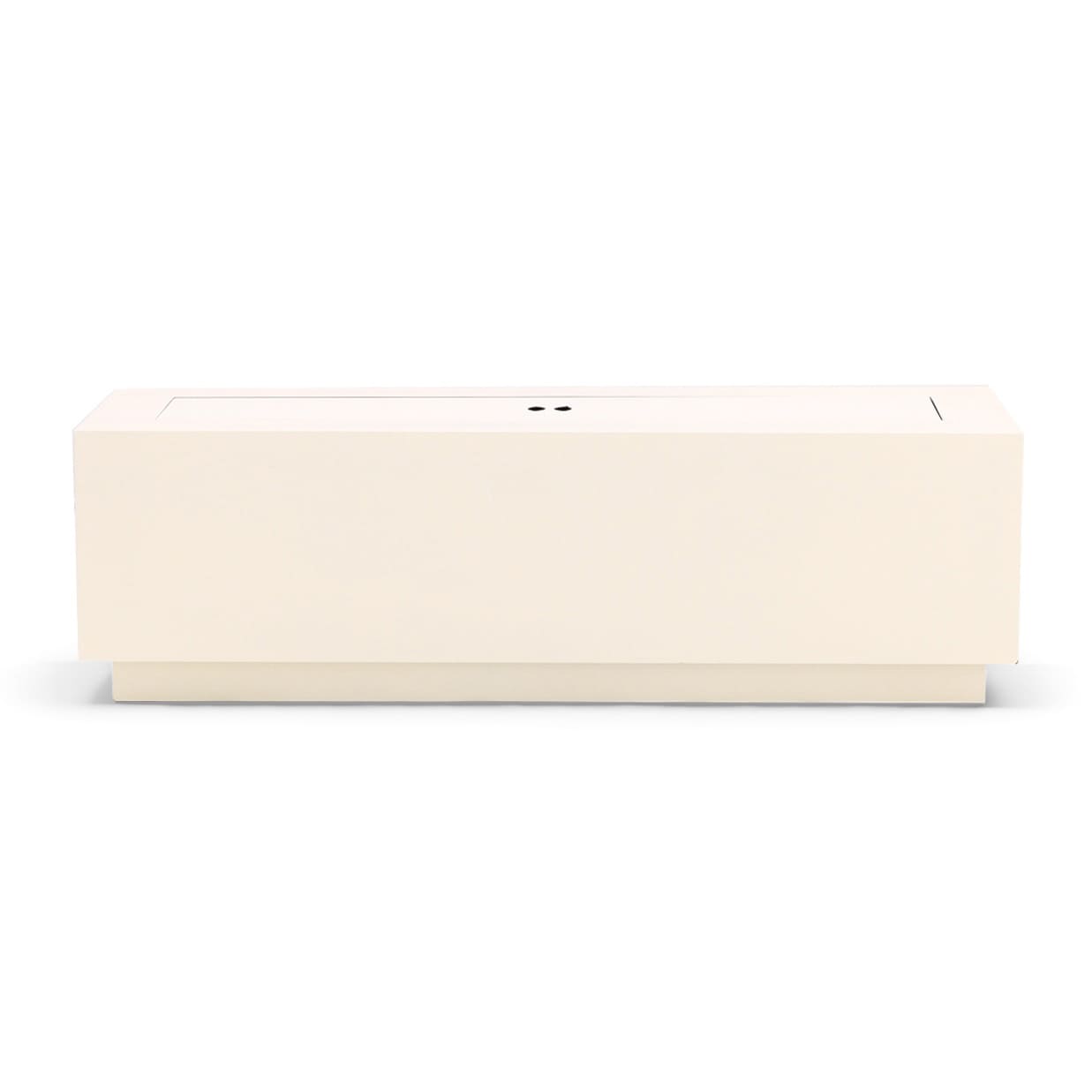 Gas Steel 48 Rectangular Fire Pit - Cream