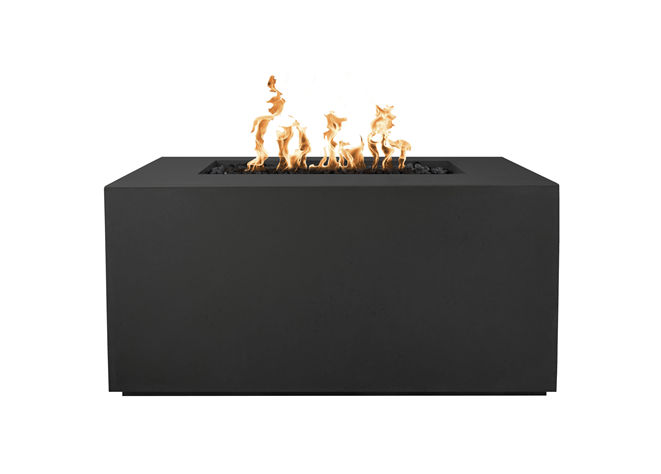 The Outdoor Plus Pismo Concrete Gas Fire Pit with Free Cover