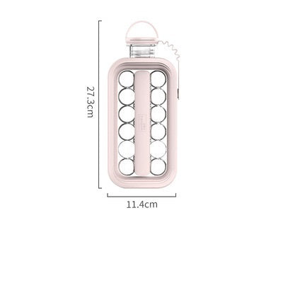 Vacane Ice Kettle Ice Ball Maker 2-In-1 Cold Water Bottle with Ice Cube Mold