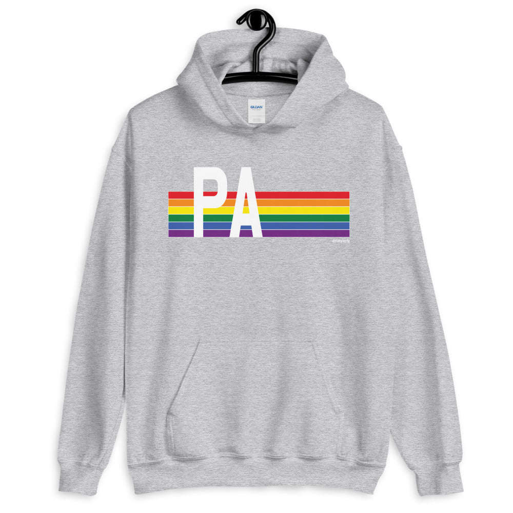 Pennsylvania Pride Retro Rainbow - Unisex Hoodie