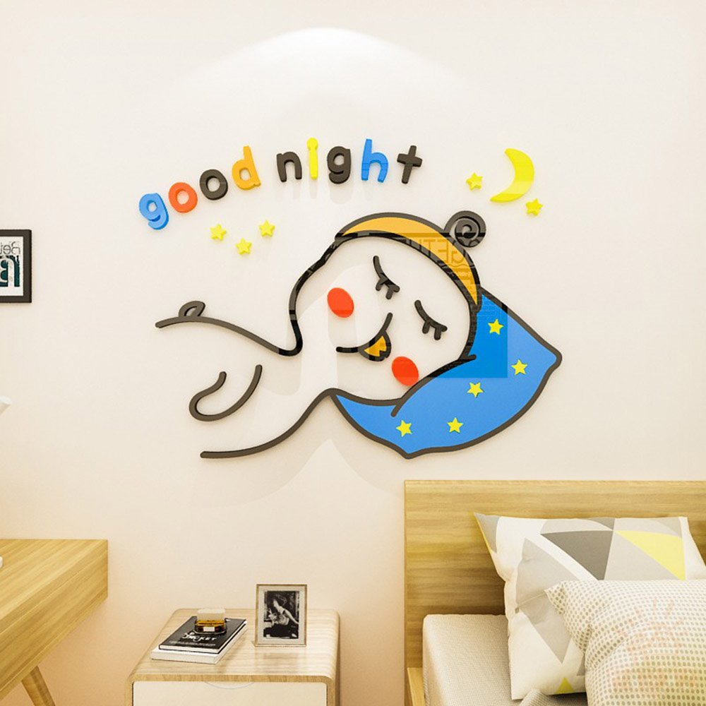 Duck Environmental and Waterproof Cartoon 3D Wall Stickers for Bedroom Decor