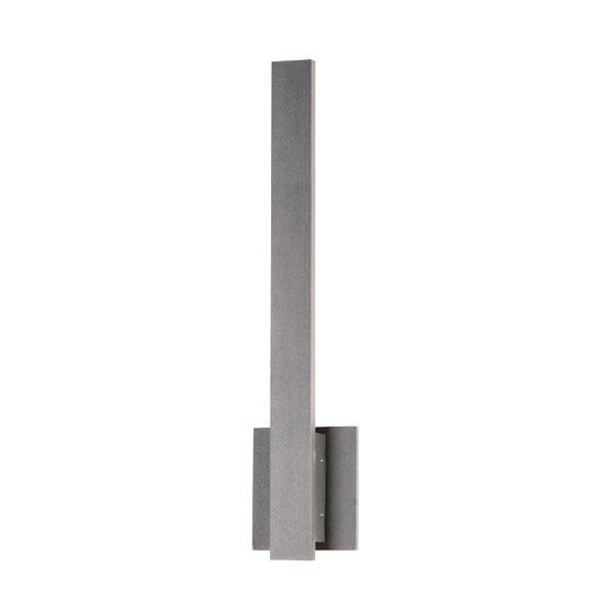 18 Alumilux LED Outdoor Wall Sconce, 900 Lumens, 9W, 3000K CCT, 120V, Black or Architectural Bronze Finish