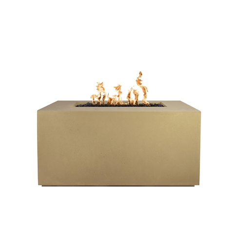 The Outdoor Plus Pismo Concrete Gas Fire Pit with Free Cover