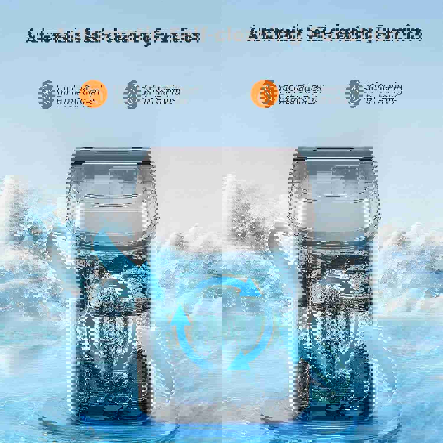 AGLUCKY Nugget Ice Maker Countertop, 35Lbs/24H, Self-Cleaning, Portable Pellet Ice Machine for Home/Kitchen/Office