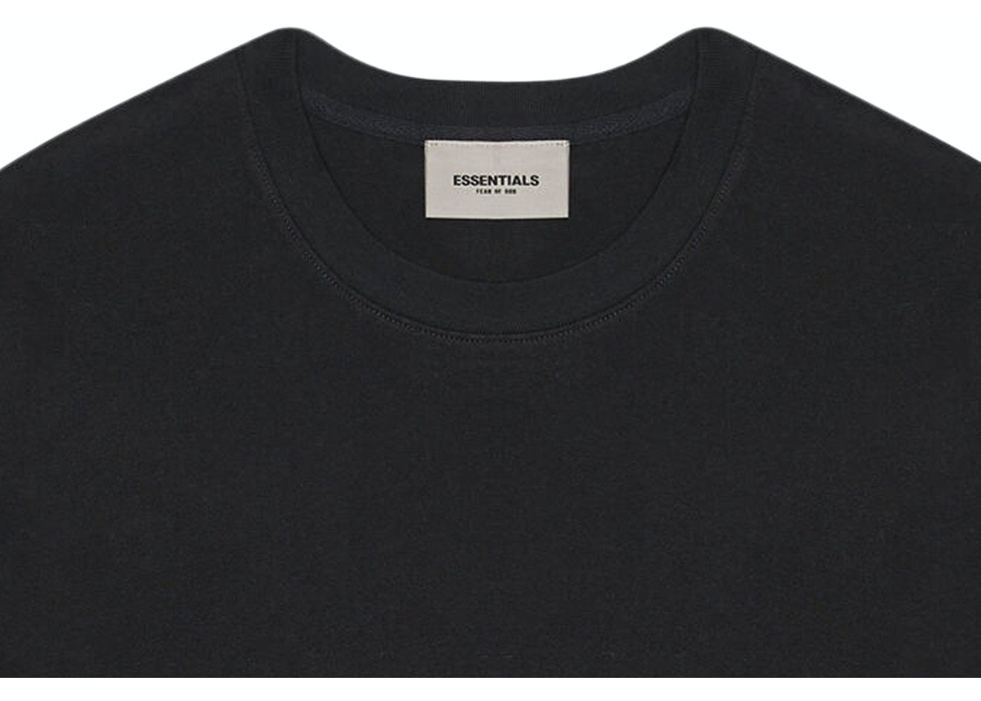 FOG ESSENTIALS 3D Silicon Applique Boxy T-Shirt Black