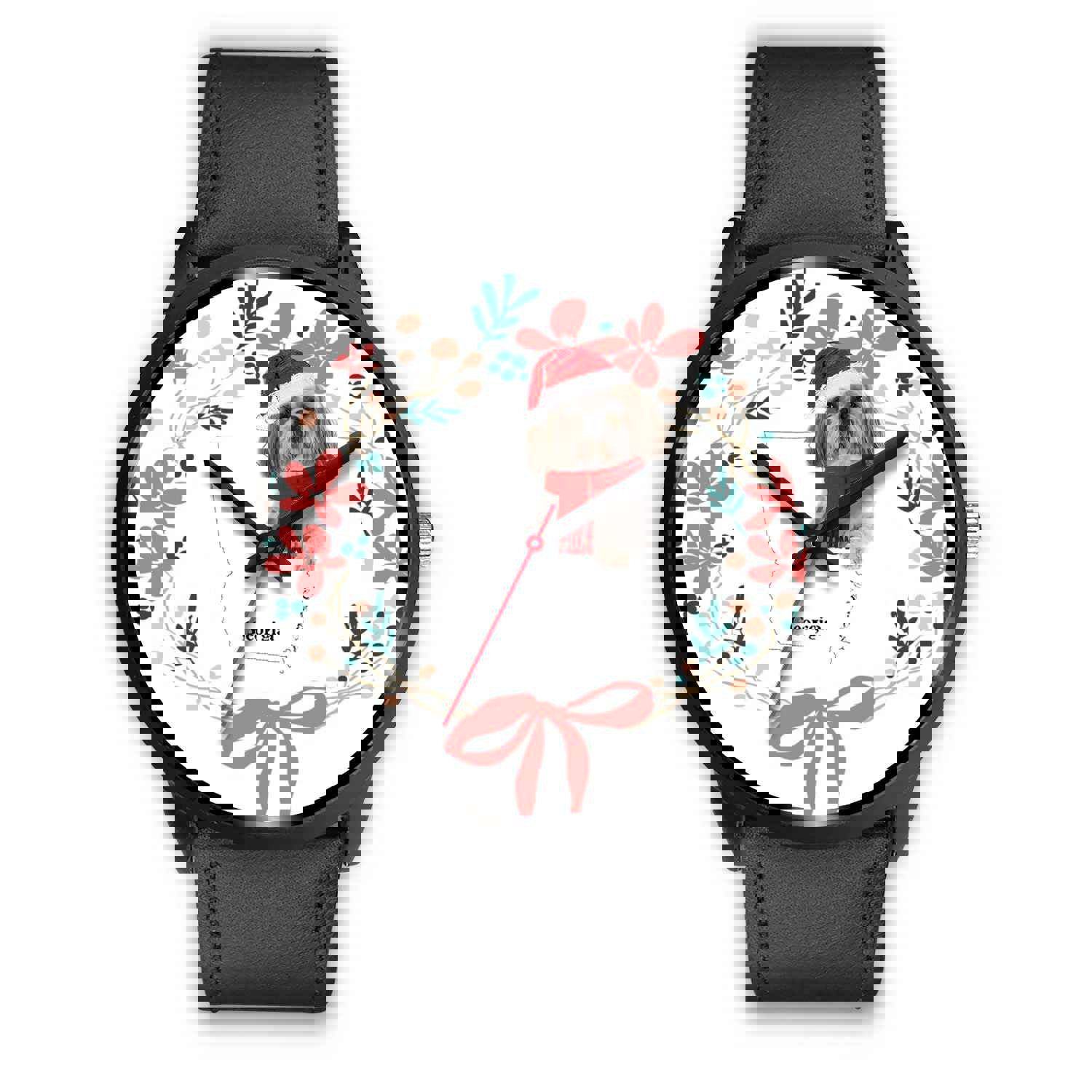 Shih Tzu Georgia Christmas Special Wrist Watch