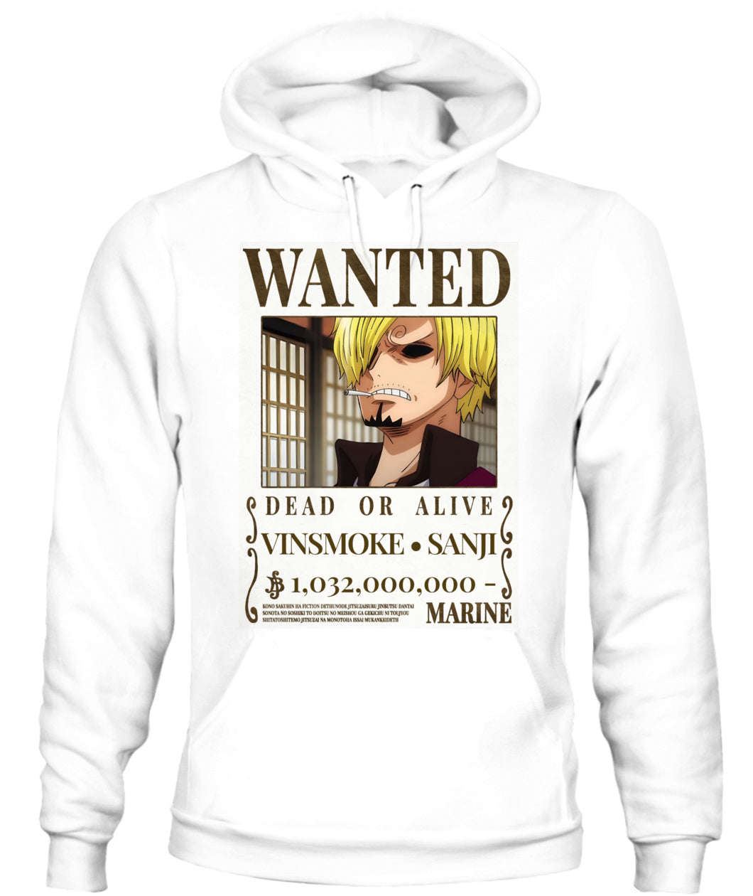 Sanji Wanted Custom Graphic Apparel - Unisex Classic Fit T-Shirt