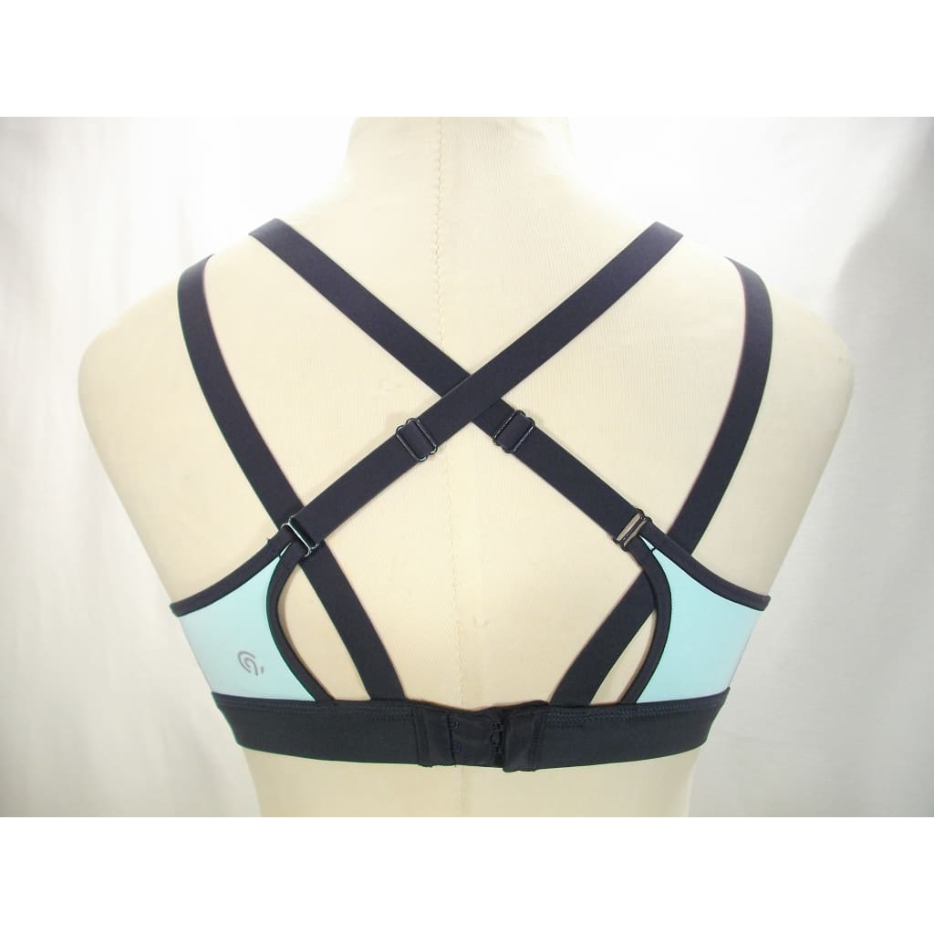 Champion C9 N9689 Power Shape Wire Free Strappy Sports Bra - Small, Aqua