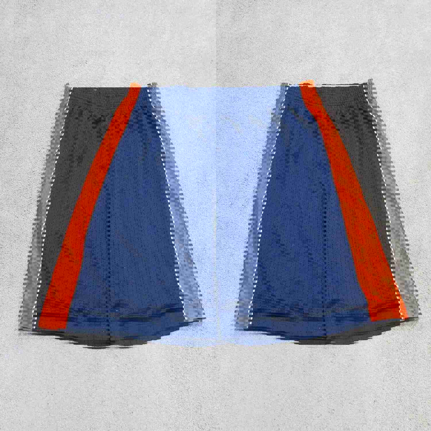 Adidas Men's 2XL Blue Mesh Athletic Shorts with Elastic Waist & Climalite Technology