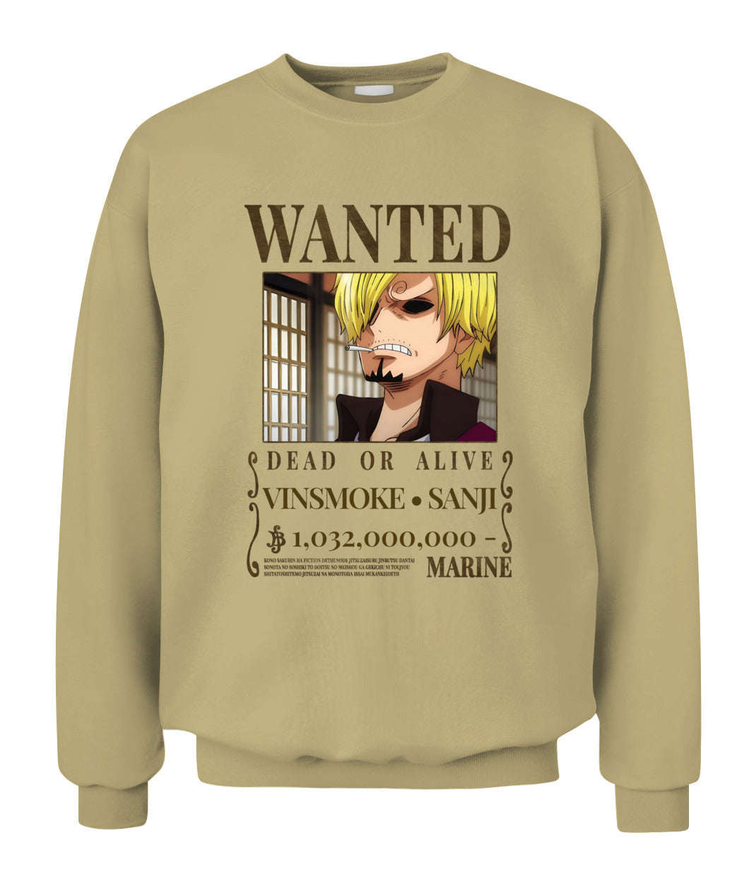 Sanji Wanted Custom Graphic Apparel - Unisex Classic Fit T-Shirt