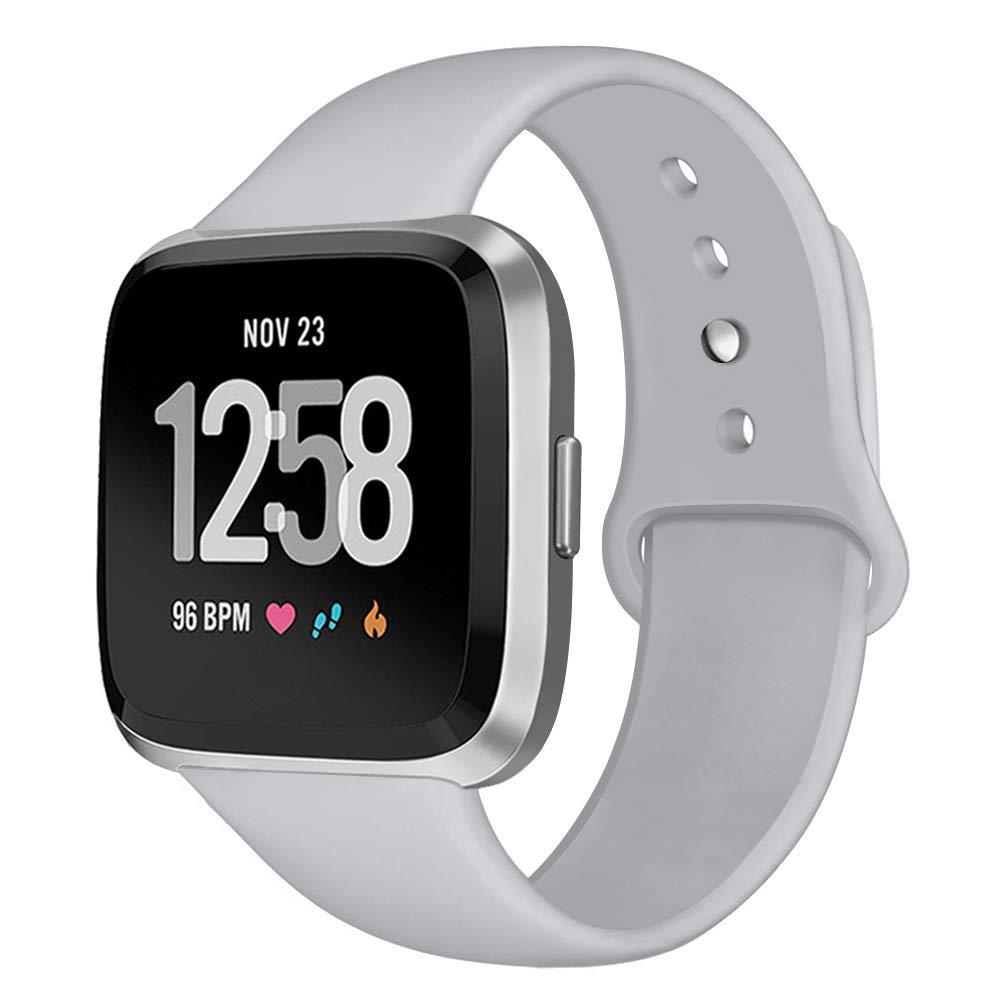 Kmasic Sport Band for Fitbit Versa/Versa 2/Versa Lite - Soft Silicone Strap Replacement