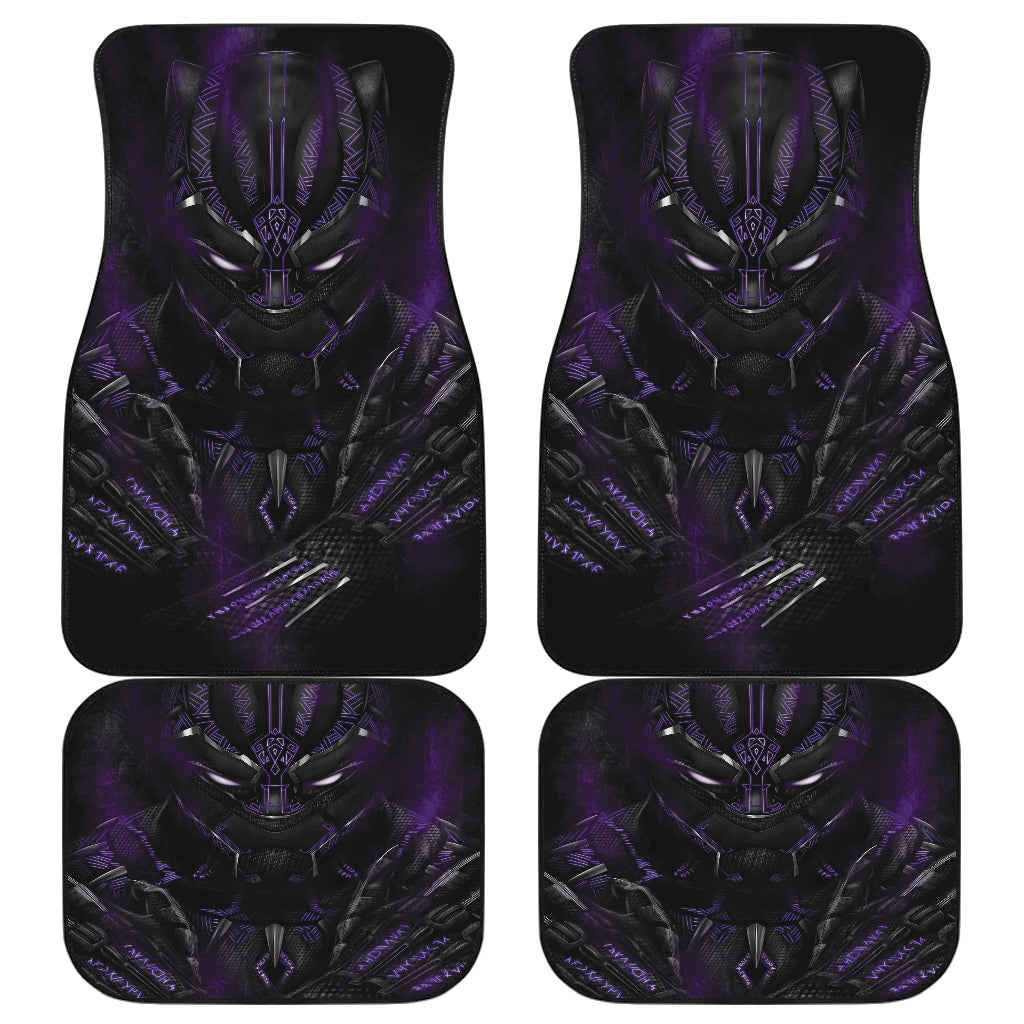 Black Panther Car Floor Mats - Custom Printed Waterproof Car Accessories