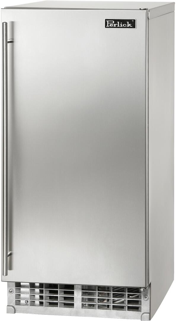 Perlick Series 15 Outdoor Undercounter Ice Maker - 55 lbs Daily, ADA Compliant, Panel Ready