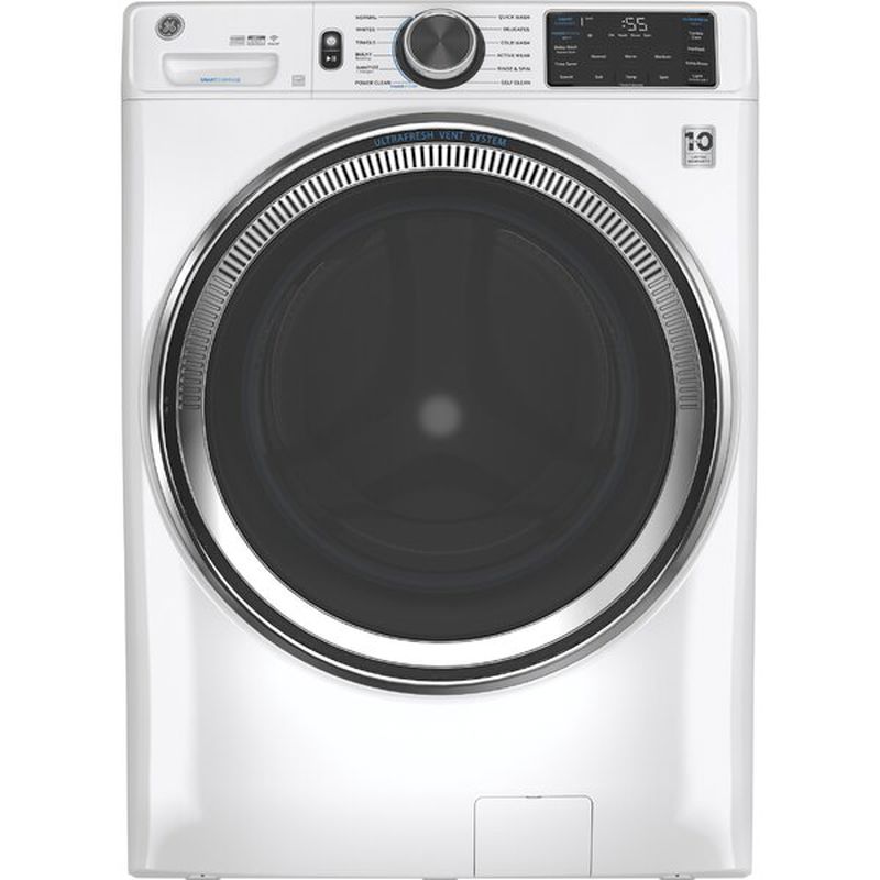 GE Appliances Smart 4.8 Cu. Ft. Front Load Washer and 7.8 Cu. Ft. Electric Dryer