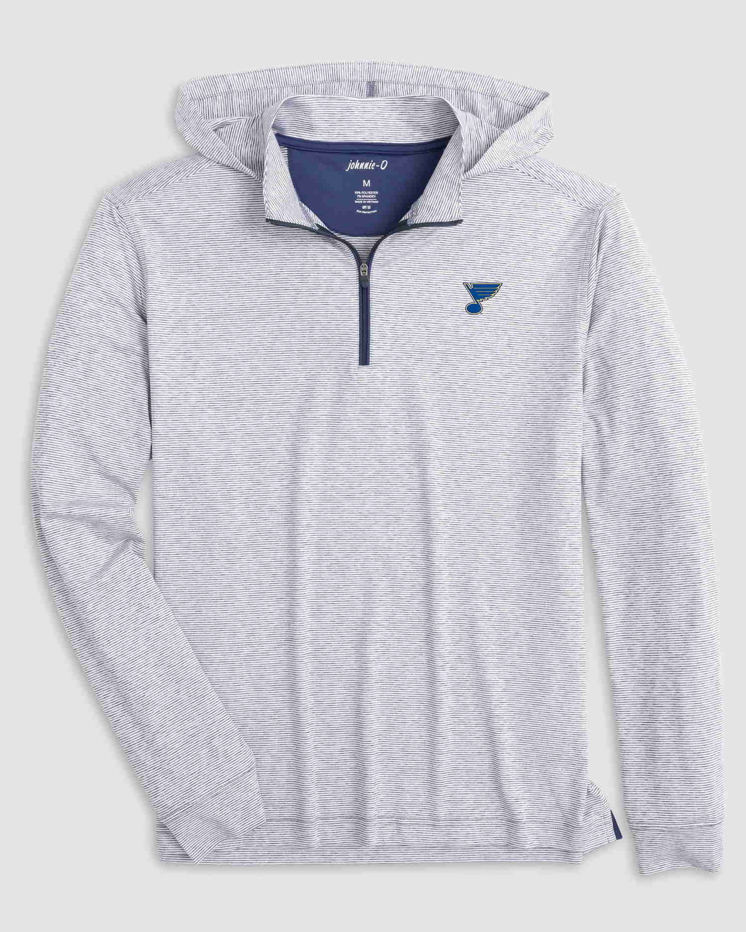 St. Louis Blues Hybrid Performance 1/4 Zip Hoodie
