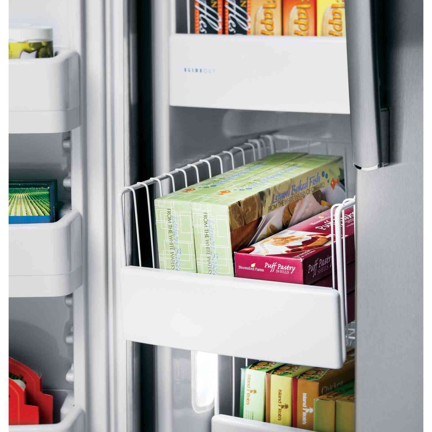 GE Profile 36-inch Side-by-Side Refrigerator with Ice and Water Dispenser