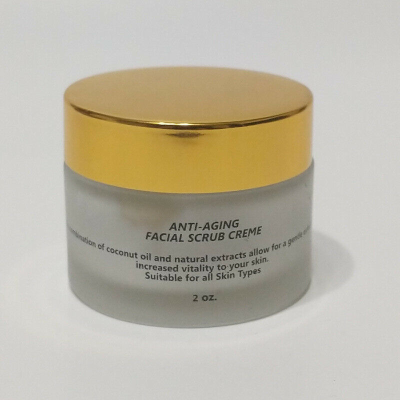 Anti-aging Facial Scrub Cream Day & Night Anti-wrinkle 2 oz Smoothing Anti-dull