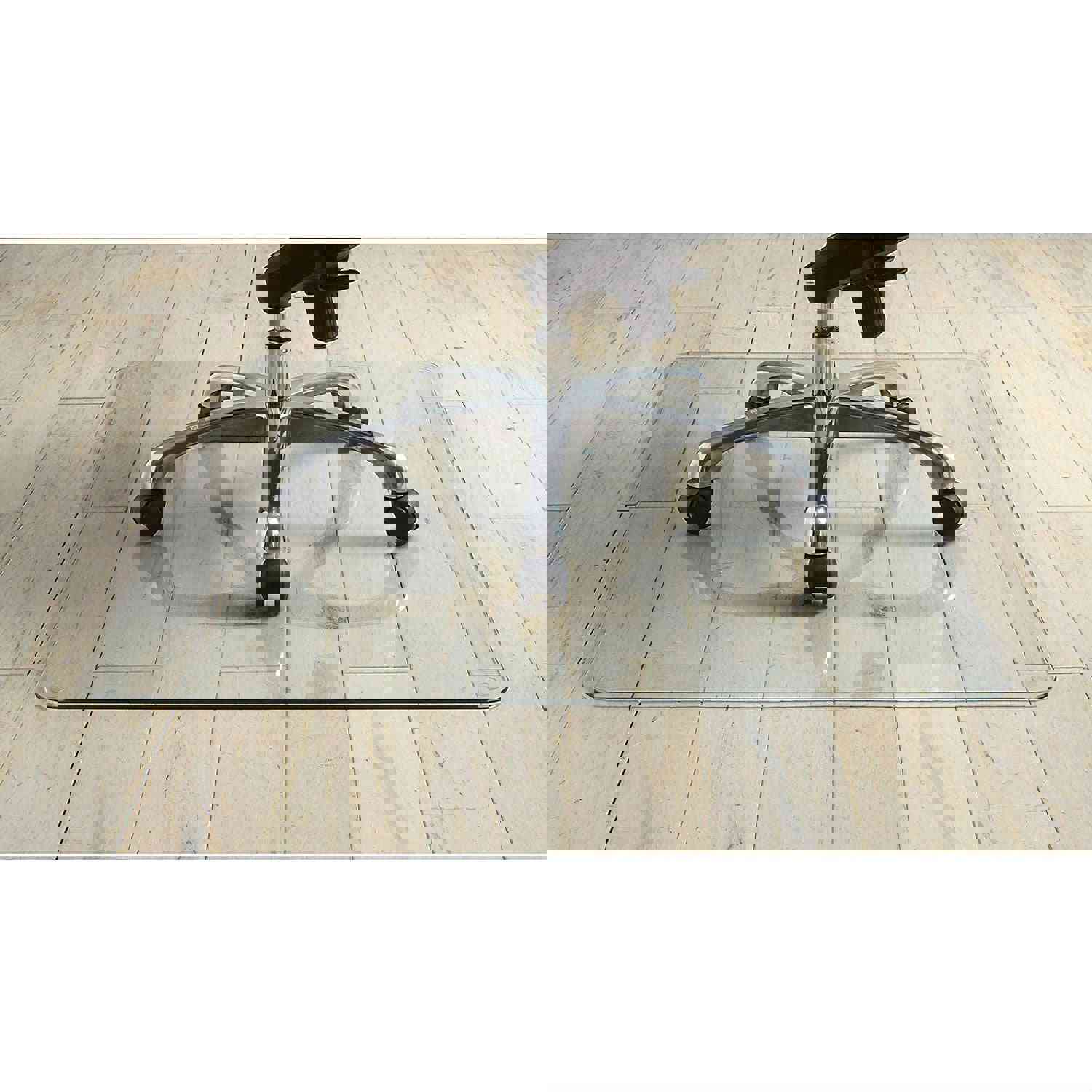 Heavy Duty 36 Inch Tempered Glass Chair Mat