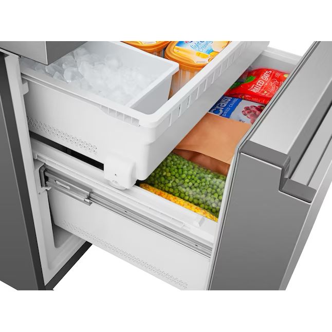 Hisense 25.4-cu ft French Door Refrigerator with Dual Ice Maker and Water Dispenser