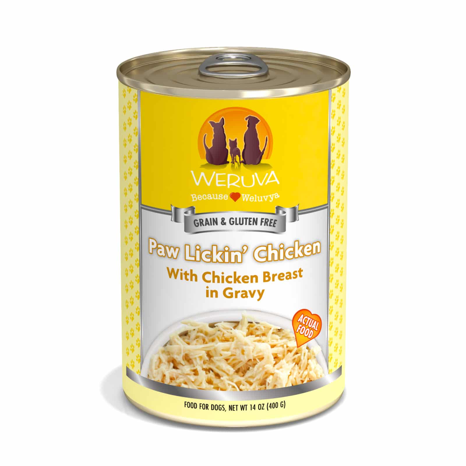 Weruva Paw Lickin Chicken with Chicken Breast in Gravy, Wet Dog Food