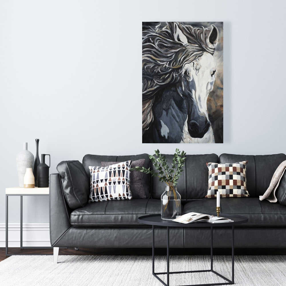 Front Wild Horse Fine Art Gallery Wrapped Canvas 24x36