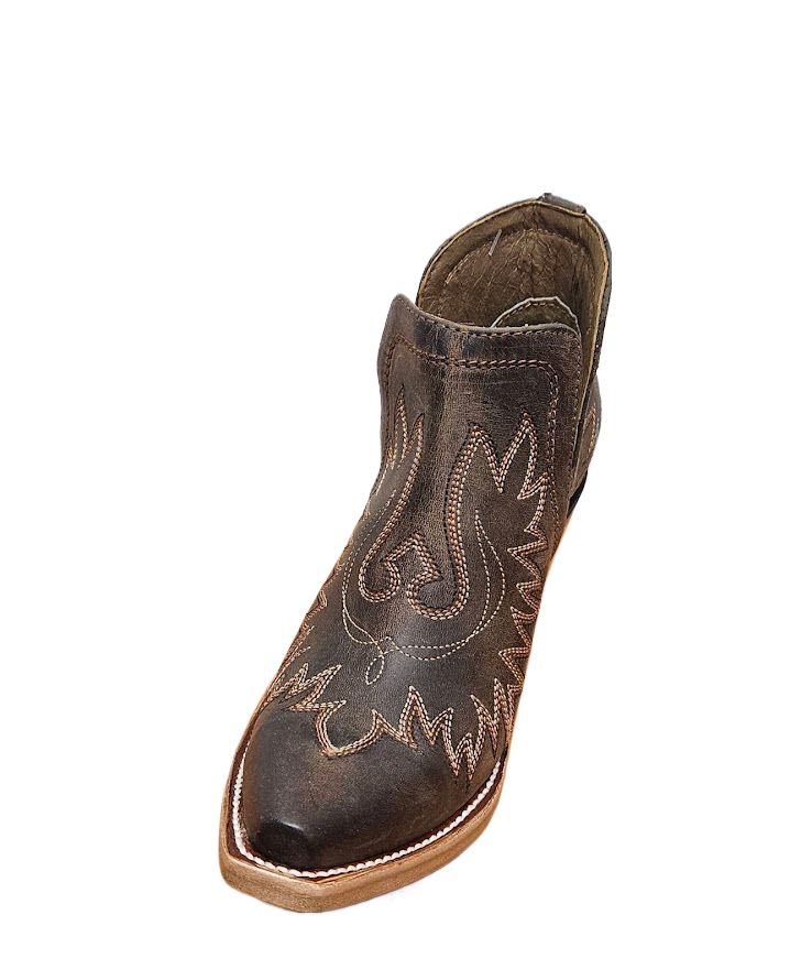 Ariat Womens Dixon Western Boot - Weathered Brown, C Wide