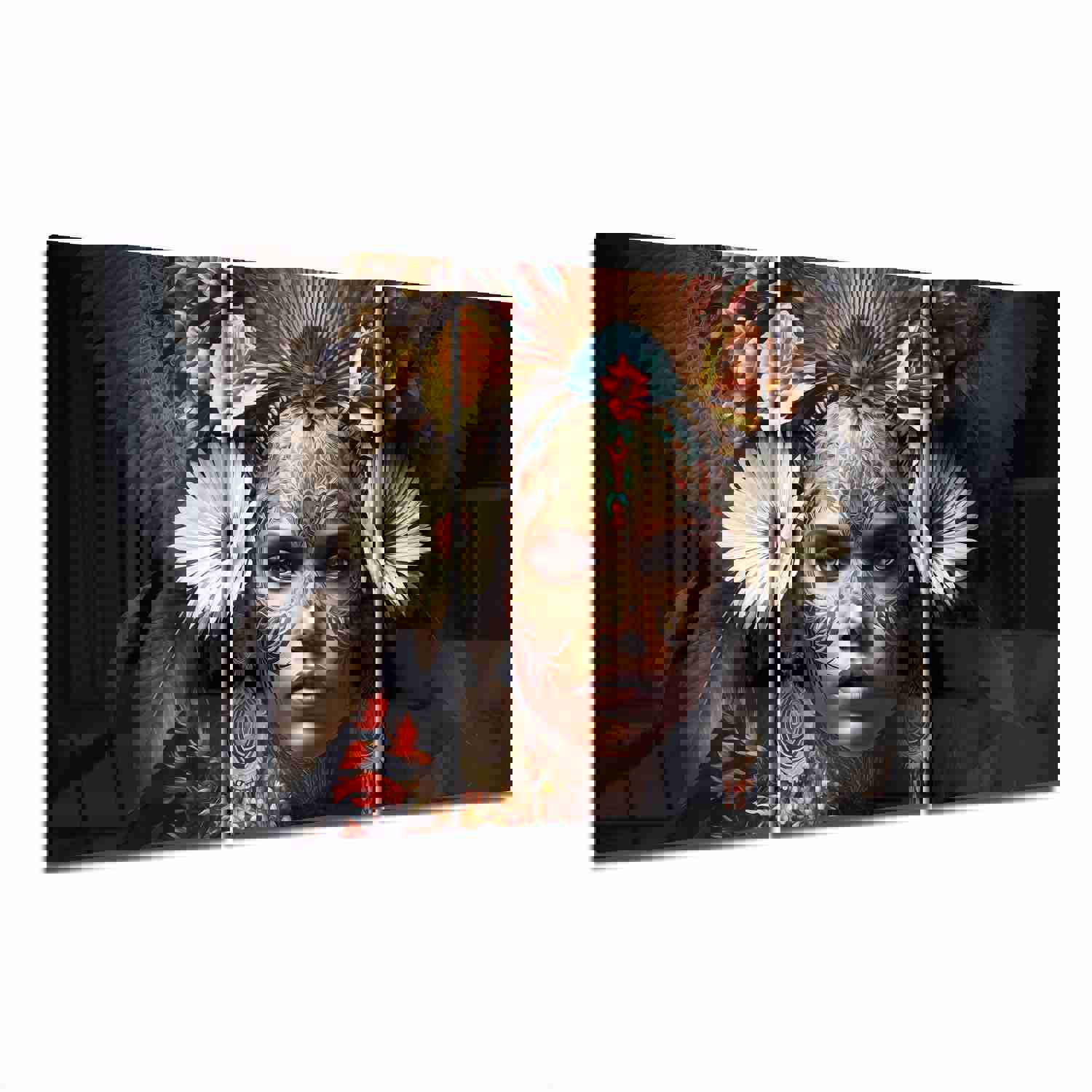 Beauty Glass Wall Art - Elegant Home Decor with Vivid Colors