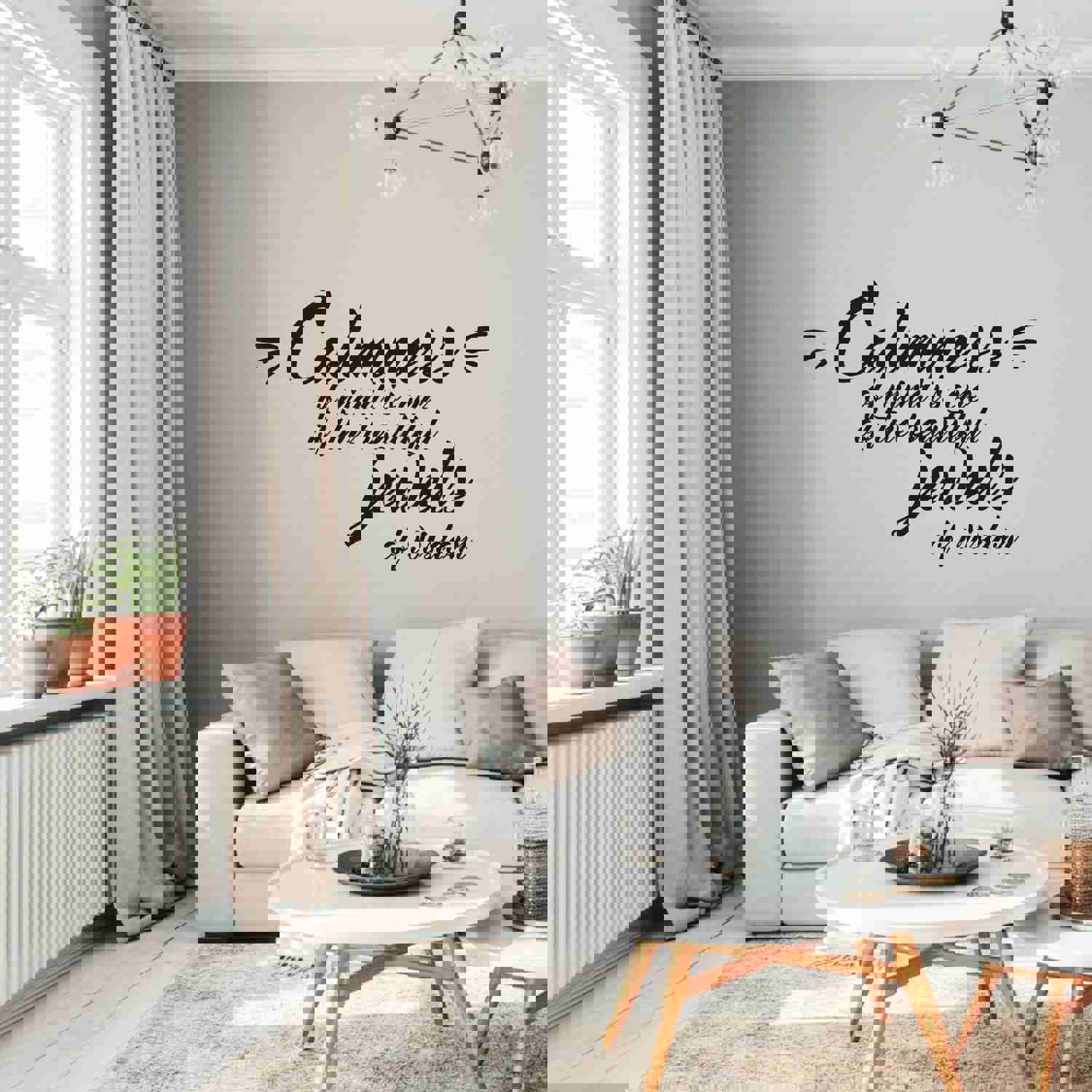 Reading Quotes Vinyl Wall Sticker Art Decal - Calmness Of Mind