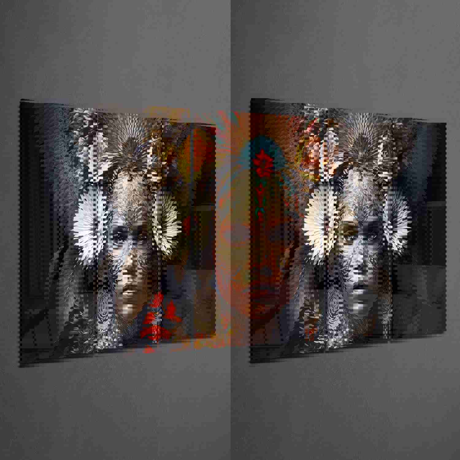 Beauty Glass Wall Art - Elegant Home Decor with Vivid Colors