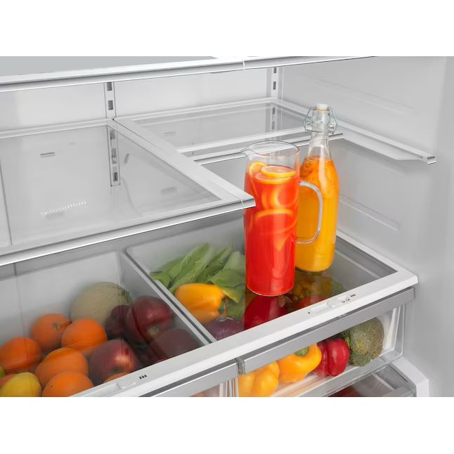 Hisense 25.4-cu ft French Door Refrigerator with Dual Ice Maker and Water Dispenser