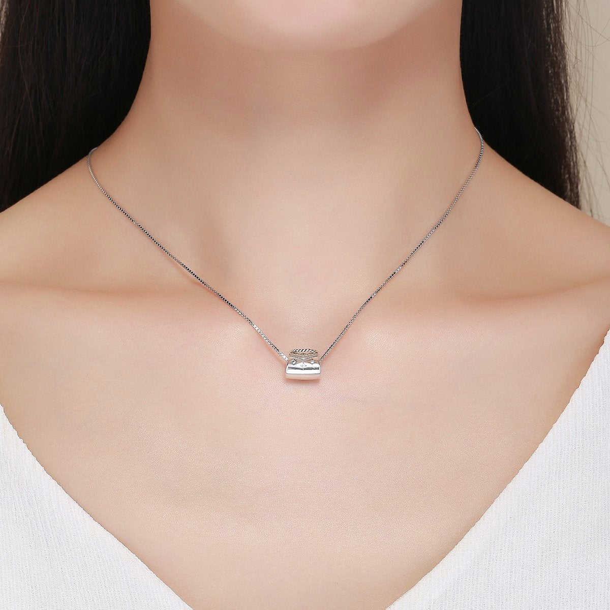 Sterling 925 Silver Hand Bag Charm Bead Pendant for Pandora & European Bracelets