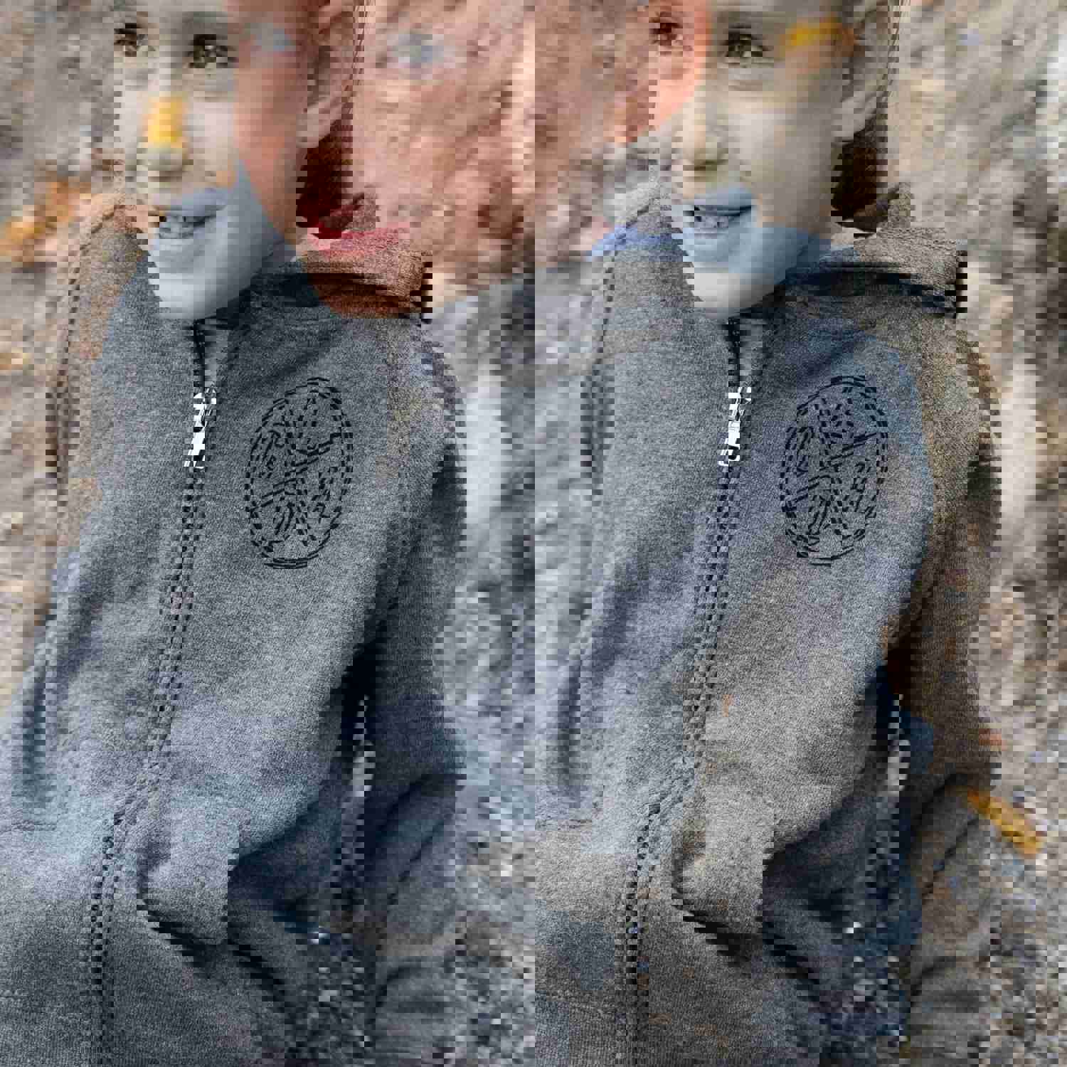 CDA Bigfoot Gray Toddler Zip Hoodie